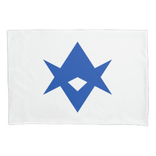 Patriottische enkele kussensloop met vlag van Toyo