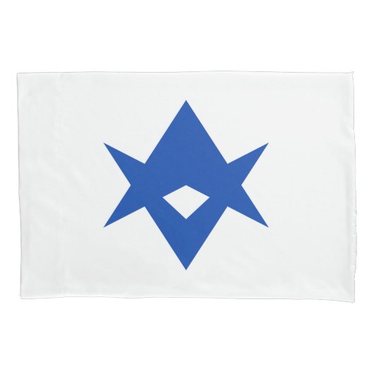 Patriottische enkele kussensloop met vlag van Toyo (Voorkant)