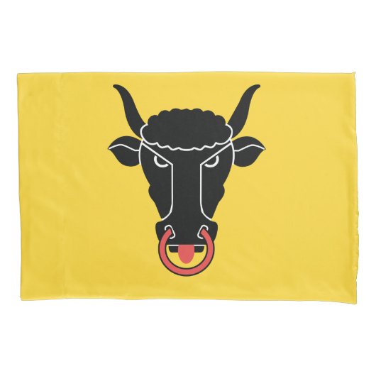 Patriottische enkele kussensloop met vlag van Uri (Voorkant)