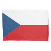 Patriottische enkele kussensloop vlag van Tsjechië (Voorkant)