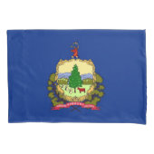 Patriottische enkele kussensloop vlag van Vermont (Voorkant)