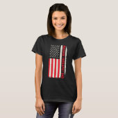 Patriottische ergotherapeutische massagetherapeut t-shirt (Voorkant volledig)