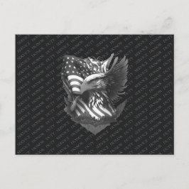 Patriottische erkenning voor het leger Dank u vete Feestdagenkaart