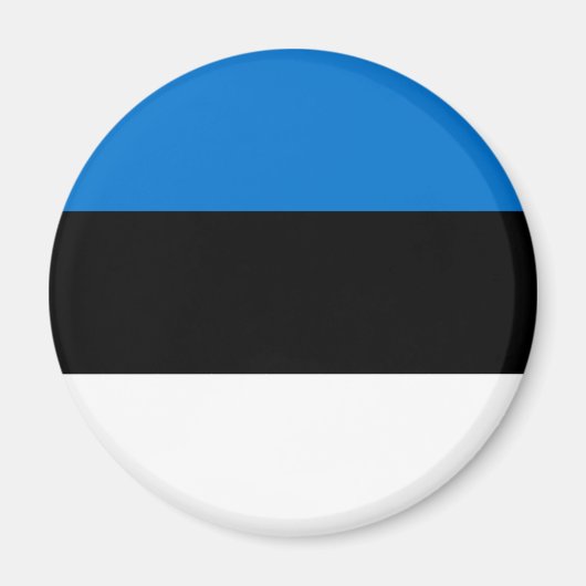 Patriottische Estse vlag Magneet (Voorkant)