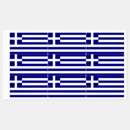 Patriottische etiketten met Griekse vlag Labels