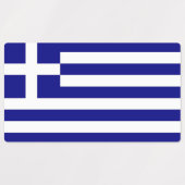 Patriottische etiketten met Griekse vlag Labels (Design 1)