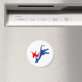 Patriottische ezel magneet (Insitu (Vaatwasser))