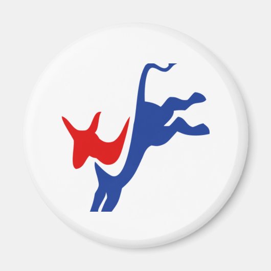 Patriottische ezel magneet (Voorkant)
