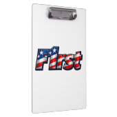 Patriottische F1rst Vlag Ontwerp Klembord (Rechts)