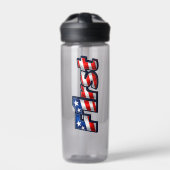 Patriottische F1rst Vlag Ontwerp Waterfles (Voorkant)
