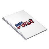 Patriottische F1rst Vlagontwerp Notitieboek (Rechterzijde)