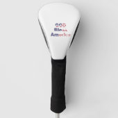 Patriottische Fairway Sentinel Golf Head Cover - K (Voorkant)