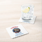 Patriottische familiereünie - 4 juli BBQ & Brew Kartonnen Onderzetters (Insitu)