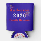 Patriottische familiereünie blikjeskoeler (Voorkant)