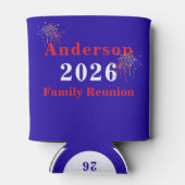 Patriottische familiereünie blikjeskoeler (Achterkant)