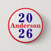 Patriottische familiereünie ronde button 5,7 cm (Voorkant)