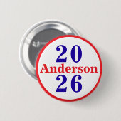 Patriottische familiereünie ronde button 5,7 cm (Voorkant /achterkant)