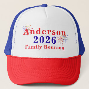 Patriottische familiereünie trucker pet