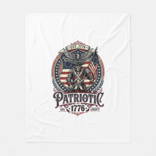Patriottische Fantoom Patriottische Horror Monster Fleece Deken