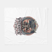 Patriottische Fantoom Patriottische Horror Monster Fleece Deken (Voorkant (Horizontaal))