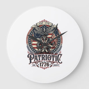 Patriottische Fantoom Patriottische Horror Monster Grote Klok