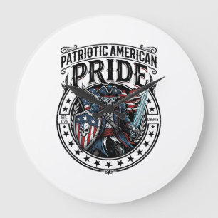 Patriottische Fantoom Patriottische Horror Monster Grote Klok