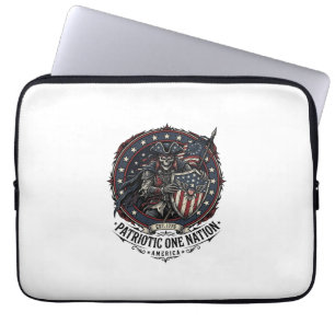 Patriottische Fantoom Patriottische Horror Monster Laptop Sleeve