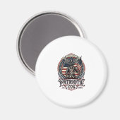 Patriottische Fantoom Patriottische Horror Monster Magneet (Voorkant / Achterkant)