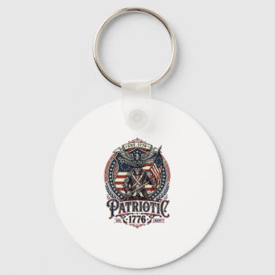 Patriottische Fantoom Patriottische Horror Monster Sleutelhanger