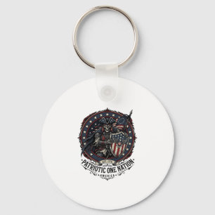 Patriottische Fantoom Patriottische Horror Monster Sleutelhanger