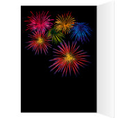 Patriottische Feest Honden & Vuurwerk Kaart (Binnen (Links))