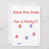 Patriottische Feest Uitnodiging (Voorkant)
