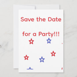Patriottische Feest Uitnodiging