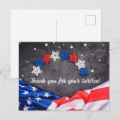 Patriottische feestdag feestdagenkaart (Voorkant / Achterkant)