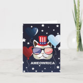 Patriottische feestdag kaart (Voorkant)