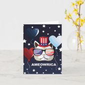 Patriottische feestdag kaart (Gele Bloem)