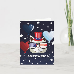 Patriottische feestdag kaart