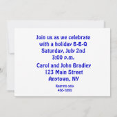 Patriottische feestdag kaart (Achterkant)