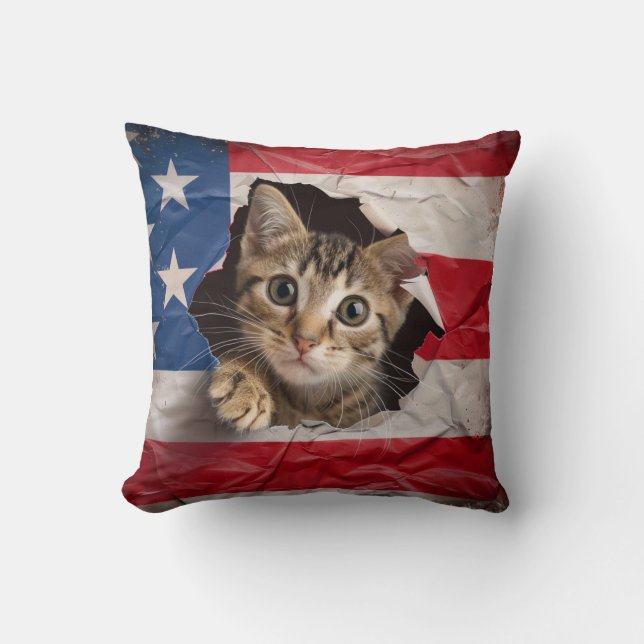 Patriottische feestdag kussen (Voorkant)