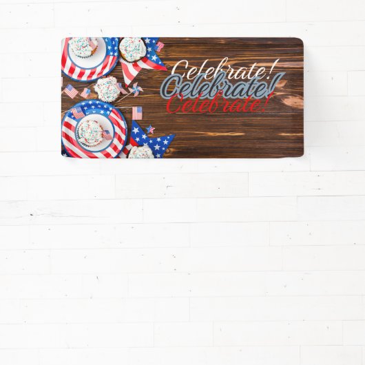 Patriottische feestdag spandoek (Insitu)