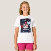 Patriottische feestdag t-shirt (Voorkant volledig)