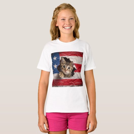 Patriottische feestdag t-shirt (Voorkant volledig)