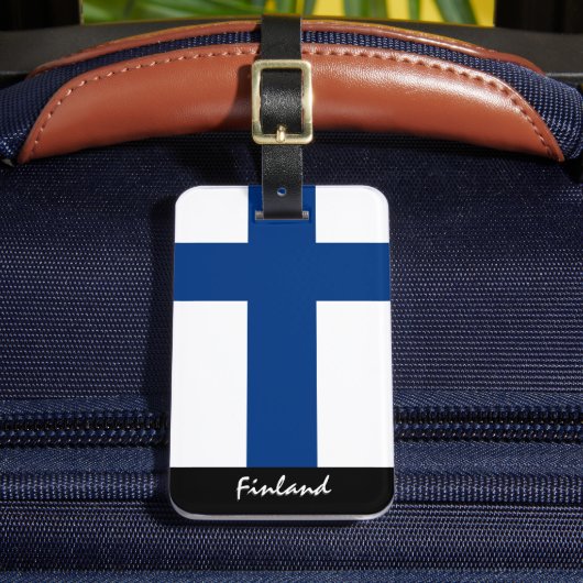 Patriottische Finse Bagagelabels (Voorkant Insitu 2)