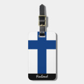 Patriottische Finse Bagagelabels (Voorkant verticaal)