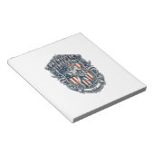 Patriottische Flea Market Picker Vector Grafische  Notitieblok (Schuin)