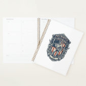 Patriottische Flea Market Picker Vector Grafische Planner (Display)