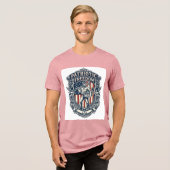 Patriottische Flea Market Picker Vector Grafische  Tri-Blend Shirt (Voorkant volledig)