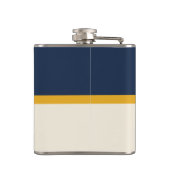 Patriottische fles met de vlag van Tulsa City Heupfles (Achterkant)