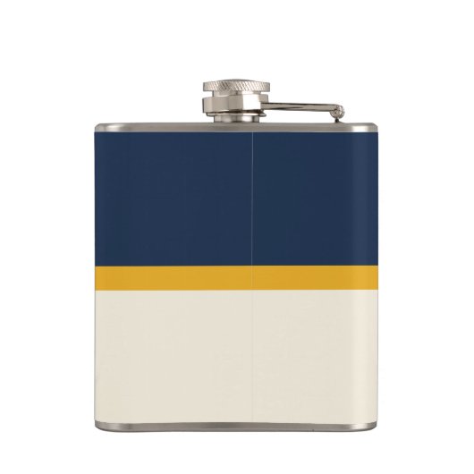 Patriottische fles met de vlag van Tulsa City Heupfles (Achterkant)