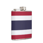 Patriottische fles met vlag van Thailand Heupfles (Rechts)